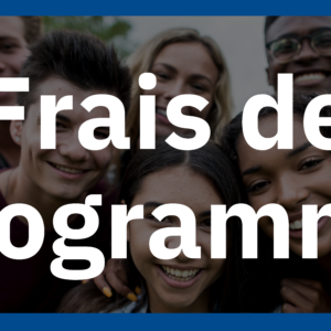 Voyage d’études : frais de programme
